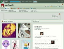 Tablet Screenshot of gaarafangirl54.deviantart.com