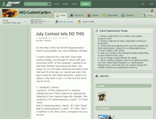 Tablet Screenshot of mtg-customcards.deviantart.com