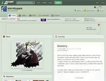 Tablet Screenshot of eternityspark.deviantart.com