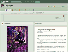 Tablet Screenshot of ladydagger.deviantart.com