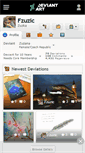 Mobile Screenshot of fzuzic.deviantart.com