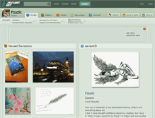 Tablet Screenshot of fzuzic.deviantart.com