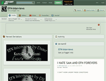 Tablet Screenshot of efn-interviews.deviantart.com