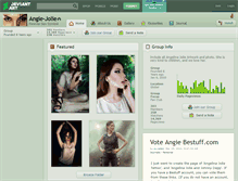 Tablet Screenshot of angie-jolie.deviantart.com