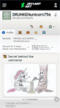 Mobile Screenshot of drunkenunicorn756.deviantart.com