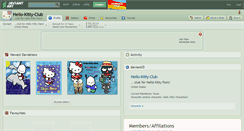 Desktop Screenshot of hello-kitty-club.deviantart.com