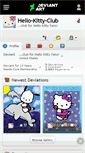 Mobile Screenshot of hello-kitty-club.deviantart.com