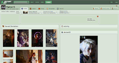 Desktop Screenshot of faeryx13.deviantart.com