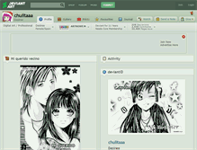 Tablet Screenshot of chulitaaa.deviantart.com