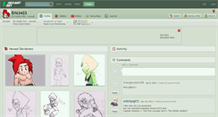 Desktop Screenshot of erix3423.deviantart.com