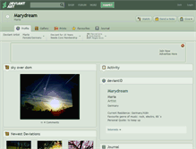 Tablet Screenshot of marydream.deviantart.com