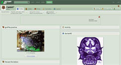 Desktop Screenshot of caleb87.deviantart.com