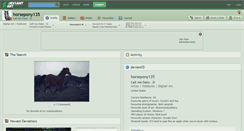 Desktop Screenshot of horsepony135.deviantart.com