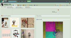 Desktop Screenshot of msha3r-1101.deviantart.com
