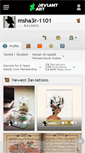 Mobile Screenshot of msha3r-1101.deviantart.com