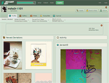 Tablet Screenshot of msha3r-1101.deviantart.com