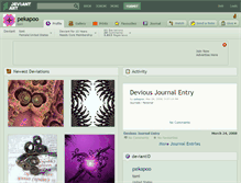 Tablet Screenshot of pekapoo.deviantart.com