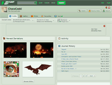 Tablet Screenshot of chococooki.deviantart.com