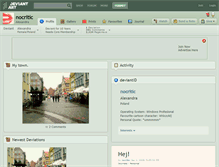 Tablet Screenshot of nocritic.deviantart.com