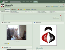 Tablet Screenshot of cobrawolf86.deviantart.com