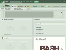 Tablet Screenshot of dabash.deviantart.com