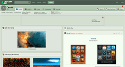 Desktop Screenshot of carriel.deviantart.com