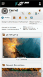 Mobile Screenshot of carriel.deviantart.com