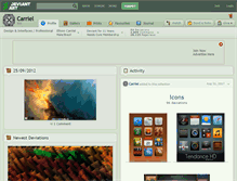 Tablet Screenshot of carriel.deviantart.com