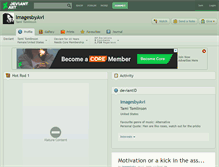 Tablet Screenshot of imagesbyavi.deviantart.com