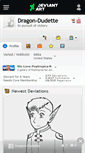 Mobile Screenshot of dragon-dudette.deviantart.com