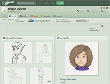 Tablet Screenshot of dragon-dudette.deviantart.com