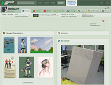 Tablet Screenshot of doridachi.deviantart.com