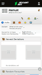 Mobile Screenshot of mamust.deviantart.com