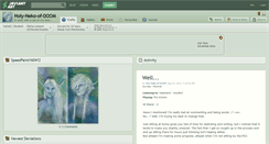Desktop Screenshot of holy-neko-of-doom.deviantart.com