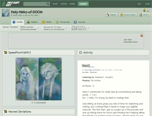 Tablet Screenshot of holy-neko-of-doom.deviantart.com
