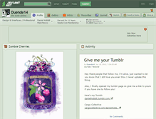 Tablet Screenshot of duende14.deviantart.com