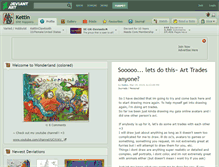 Tablet Screenshot of kettin.deviantart.com