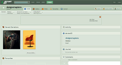 Desktop Screenshot of designersapiens.deviantart.com