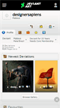 Mobile Screenshot of designersapiens.deviantart.com