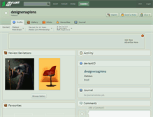 Tablet Screenshot of designersapiens.deviantart.com