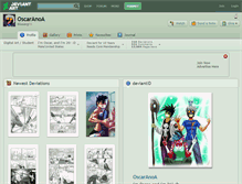 Tablet Screenshot of oscaranoa.deviantart.com