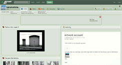 Desktop Screenshot of karumomma.deviantart.com