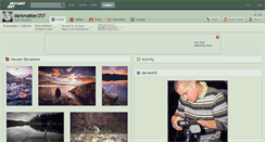 Desktop Screenshot of darkmatter257.deviantart.com