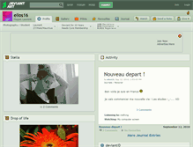 Tablet Screenshot of elios16.deviantart.com