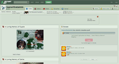 Desktop Screenshot of gaaraxhinata6666.deviantart.com