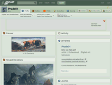 Tablet Screenshot of phade01.deviantart.com