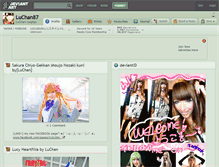 Tablet Screenshot of luchan87.deviantart.com