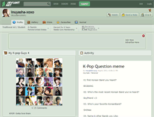 Tablet Screenshot of inuyasha-xoxo.deviantart.com