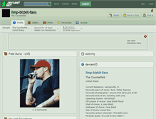 Tablet Screenshot of limp-bizkit-fans.deviantart.com