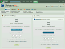 Tablet Screenshot of pokejedservo.deviantart.com